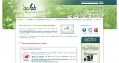 Desktop Screenshot of apilab.fr