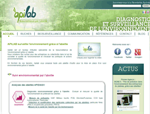 Tablet Screenshot of apilab.fr